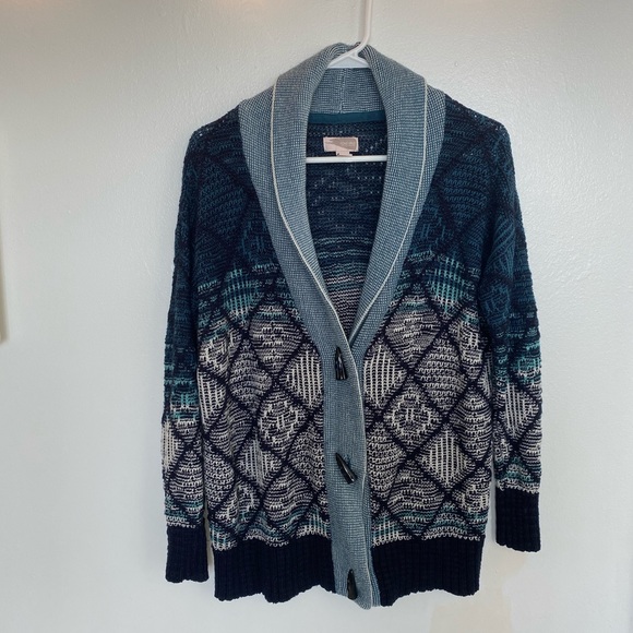 BWOT Forever 21 Blue Ombre Cardigan - Picture 2 of 4